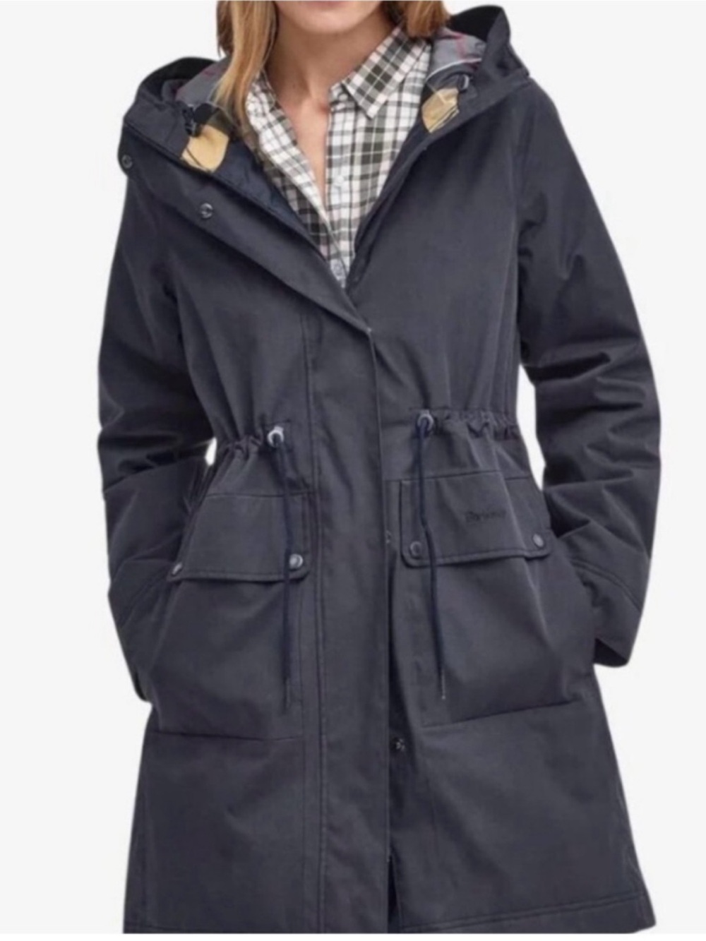 Barbour Bowlees Waterproof Longline Jacket 8